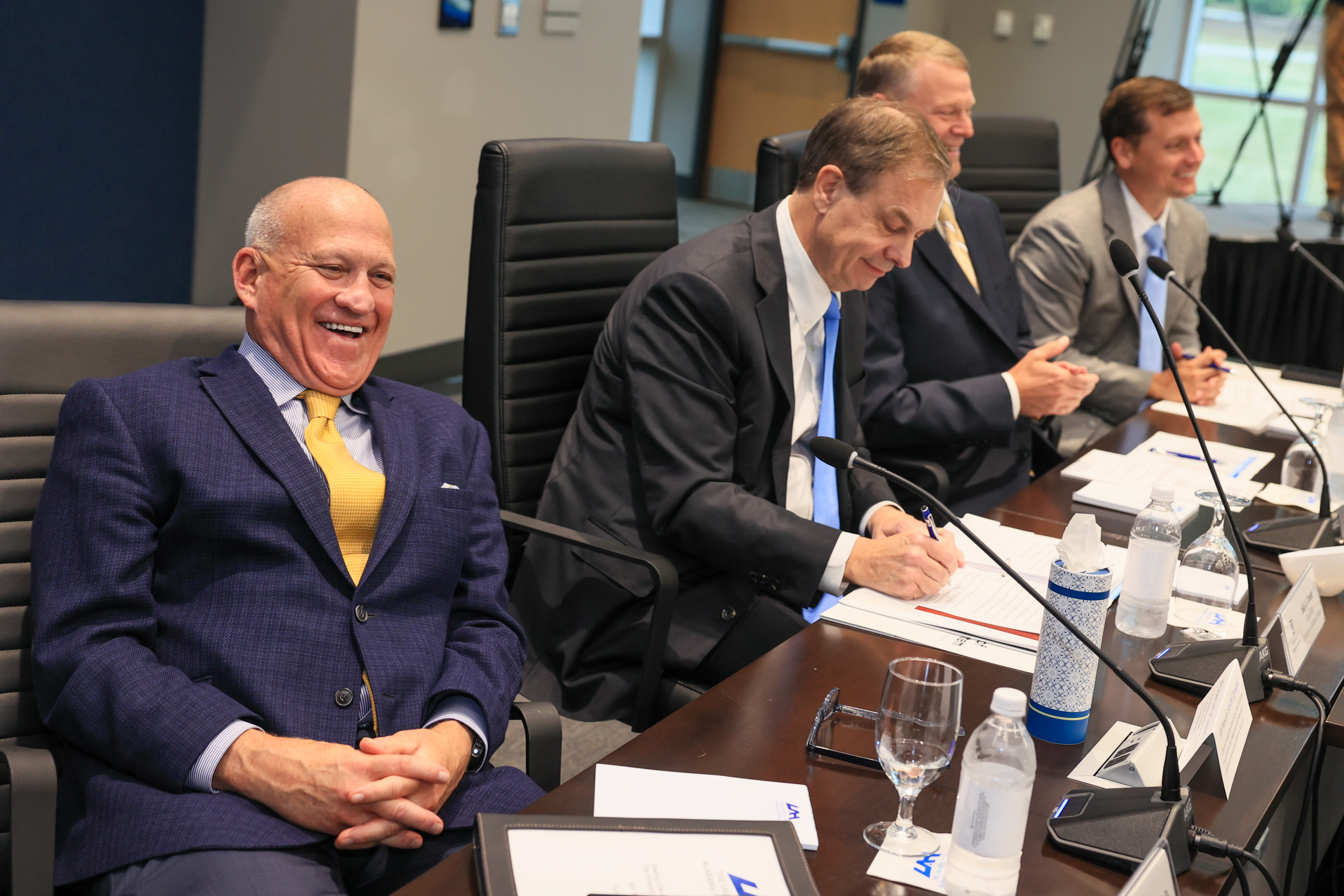UAH President Charles L. Karr laughing